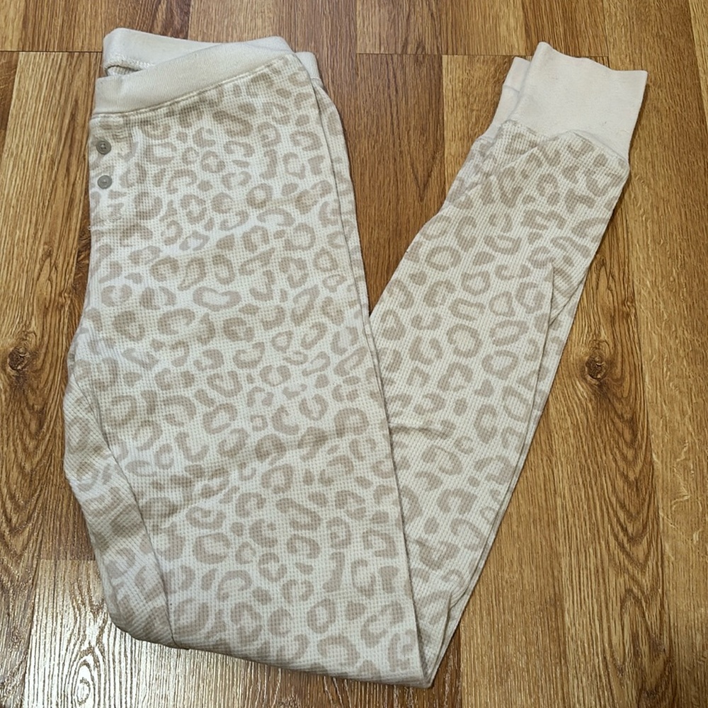 Old Navy Thermal Leopard PJ Pants